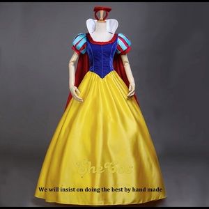 Snow White Costume Adult, Disney Snow White Cosplay dress